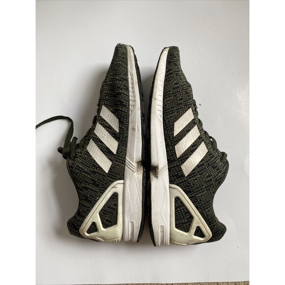 adidas ZX Flux Primeknit Men Green Black  2016 Sz 10 BB2165 - Picture 9 of 12